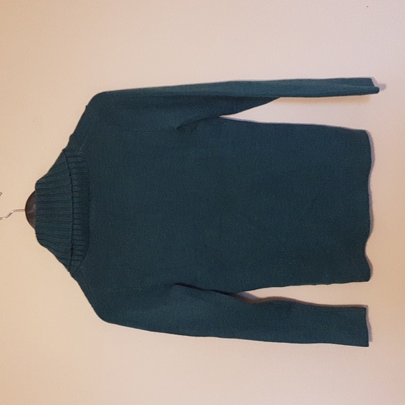 RW&CO Teal V-Neck Sweater With Shawl Collar - Picture 5 of 5